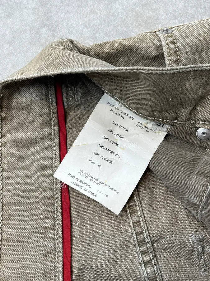 SS2006 Prada Beige Relaxed Shorts MQfrbHw 13