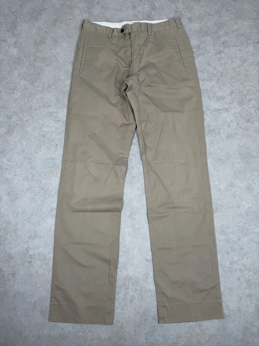 SS2006 Prada Beige Straight Chino Pants JTfTaHE 0