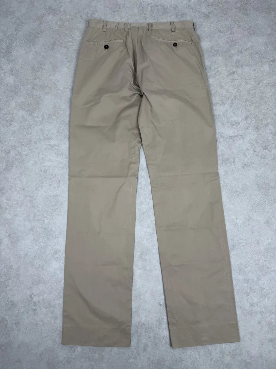 SS2006 Prada Beige Straight Chino Pants JTfTaHE 1