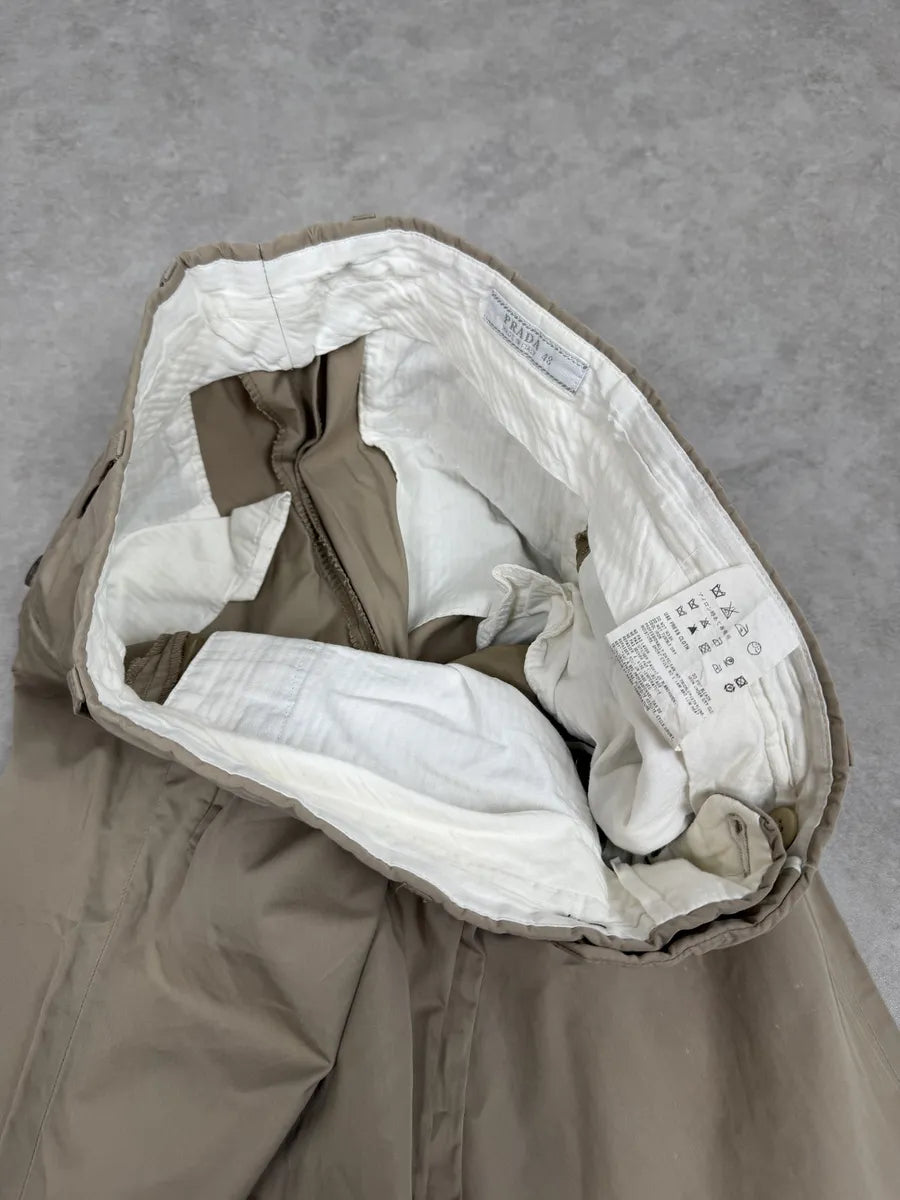 SS2006 Prada Beige Straight Chino Pants JTfTaHE 7