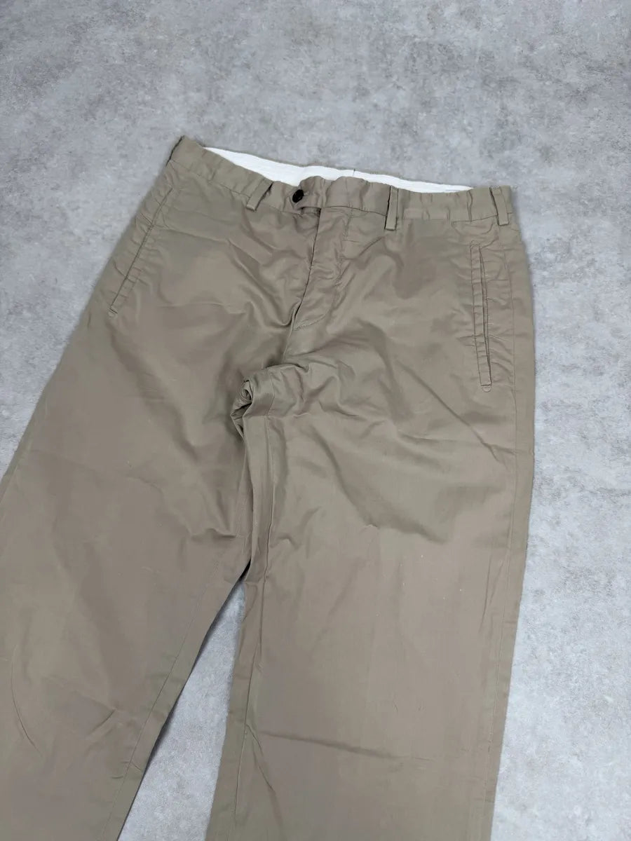 SS2006 Prada Beige Straight Chino Pants JTfTaHE 9