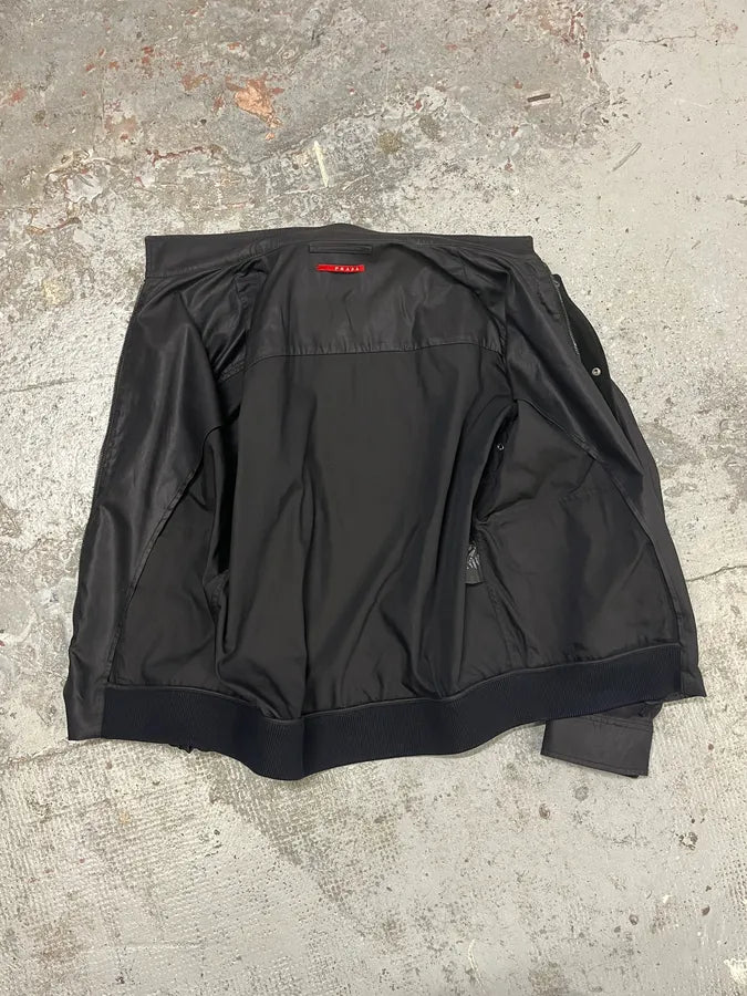 SS2006 Prada Black Clap Buttoned Jacket xeGvOox 5