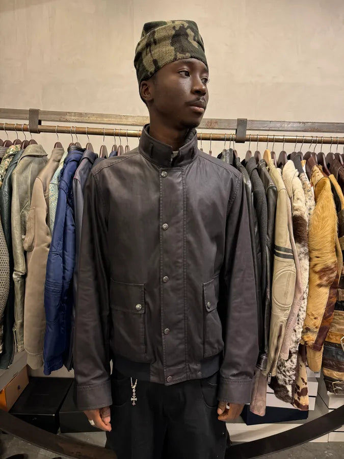 SS2006 Prada Black Clap Buttoned Jacket xeGvOox 1