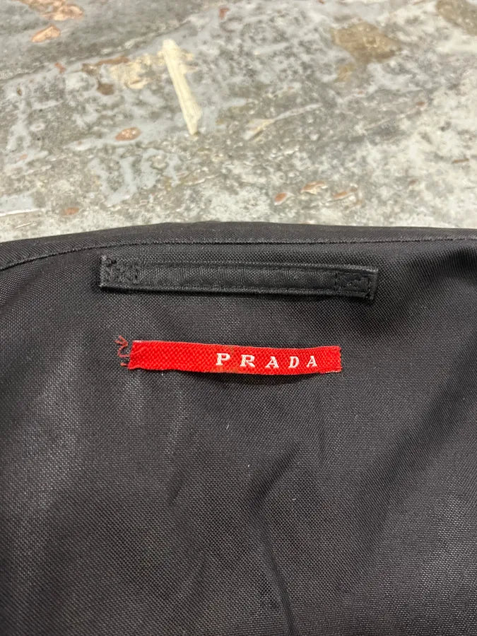 SS2006 Prada Black Clap Buttoned Jacket xeGvOox 6