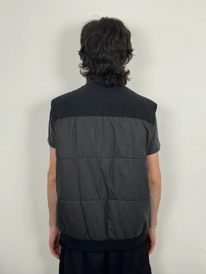 SS2006 Prada Black Nylon Quilted Vest nFQDOVW 2