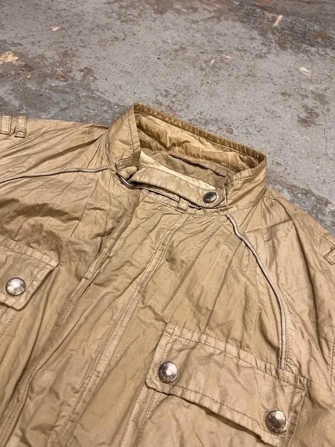 SS2006 Prada Cargo Beige Nylon Jacket nPEcEAV 4