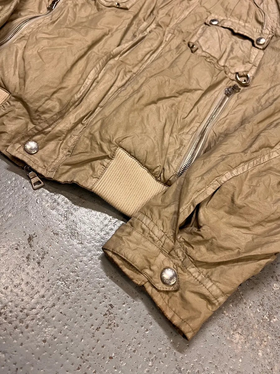 SS2006 Prada Cargo Beige Nylon Jacket nPEcEAV 5