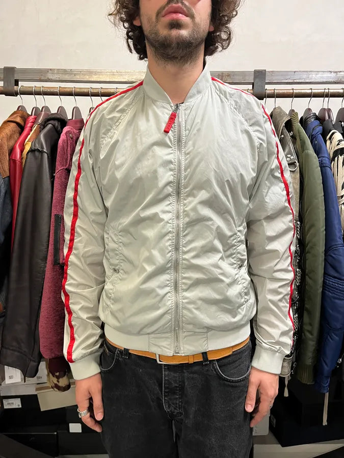 SS2006 Prada Grey & Red Sport Track Jacket VmcrKUN 1