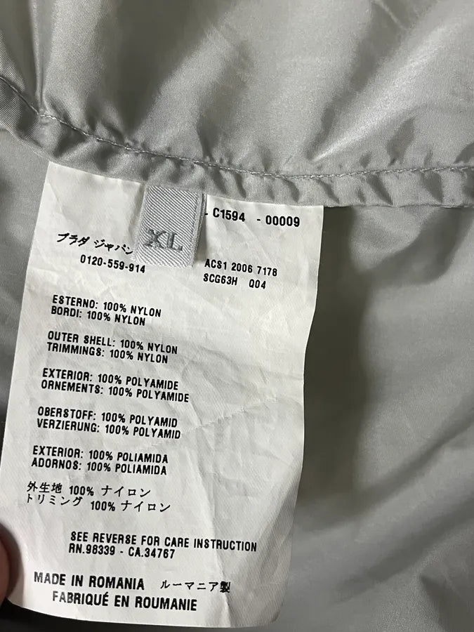 SS2006 Prada Grey & Red Sport Track Jacket VmcrKUN 8