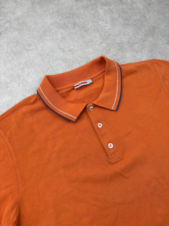 SS2006 Prada Orange Classy Polo XXzZANK 4