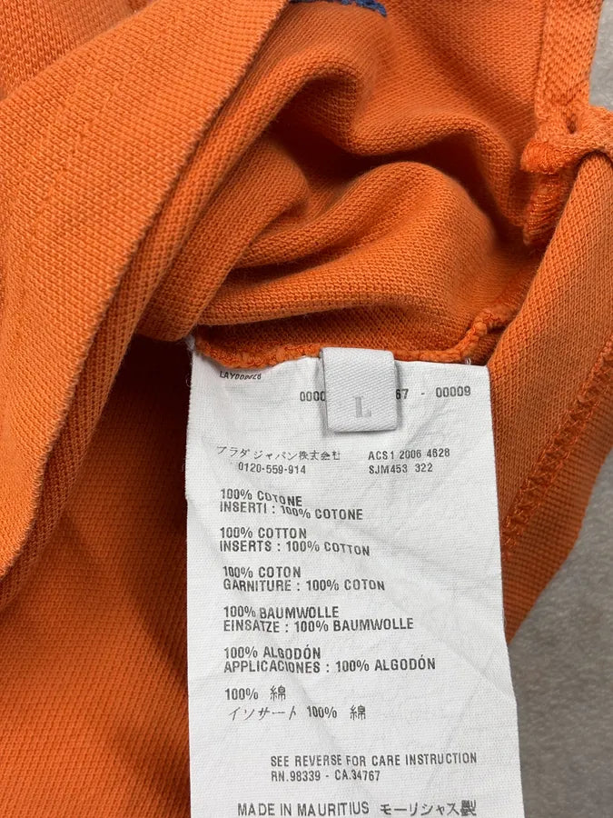 SS2006 Prada Orange Classy Polo XXzZANK 9