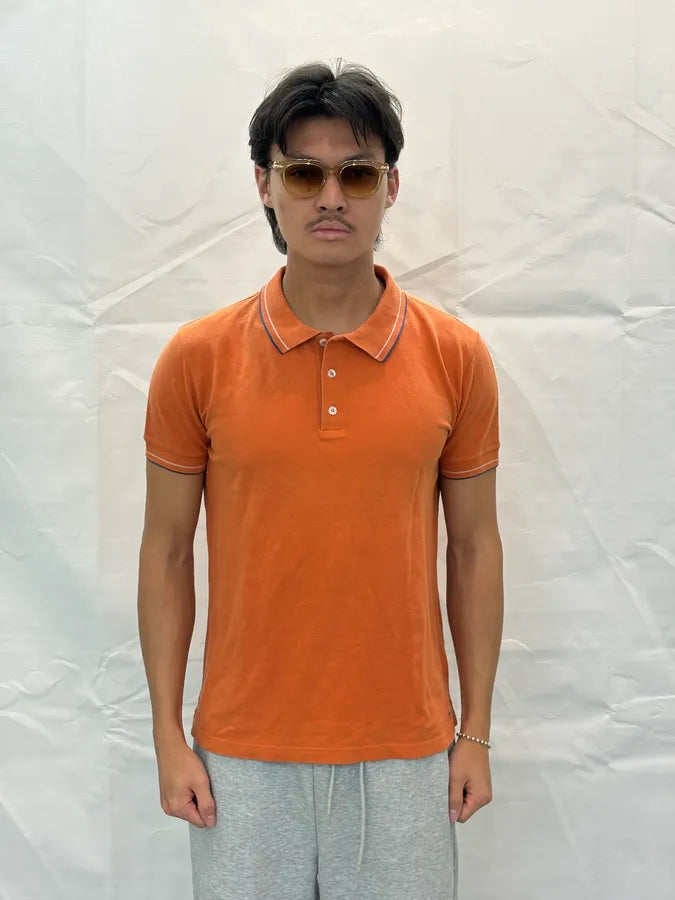SS2006 Prada Orange Classy Polo XXzZANK 1
