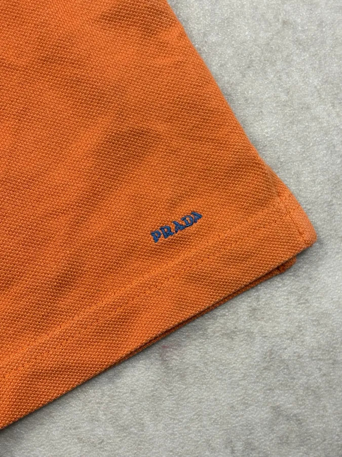 SS2006 Prada Orange Classy Polo XXzZANK 7