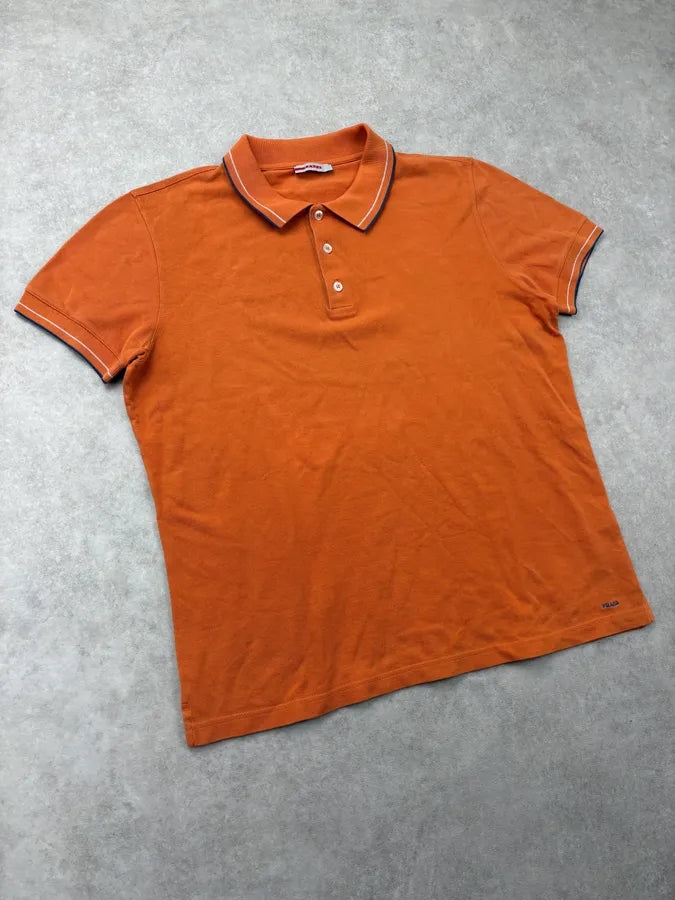 SS2006 Prada Orange Classy Polo XXzZANK 3