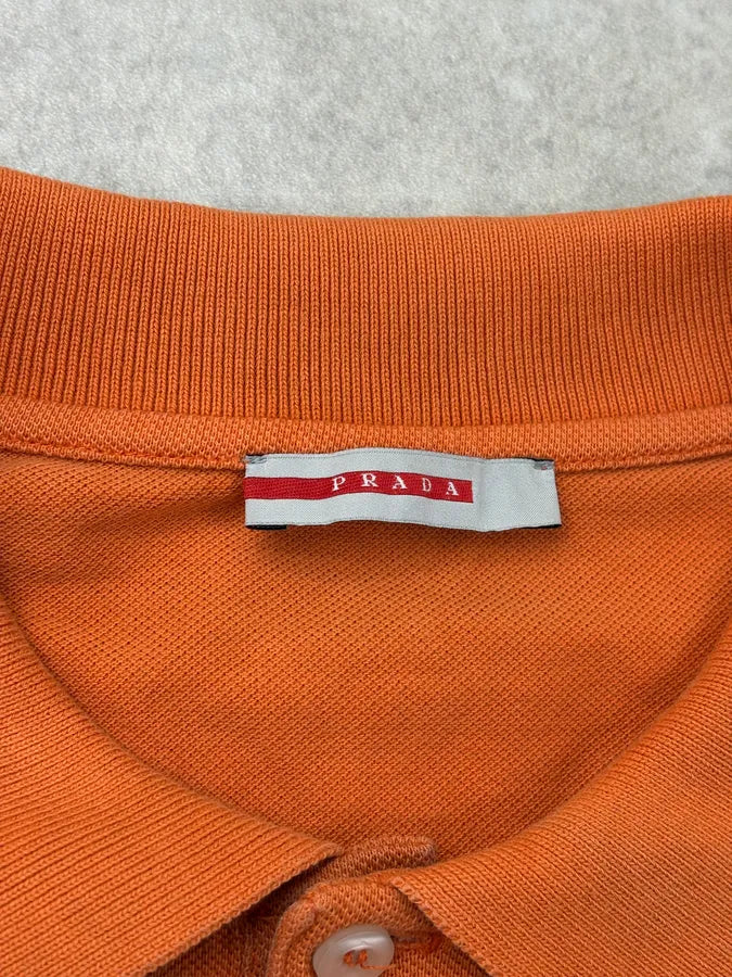 SS2006 Prada Orange Classy Polo XXzZANK 8