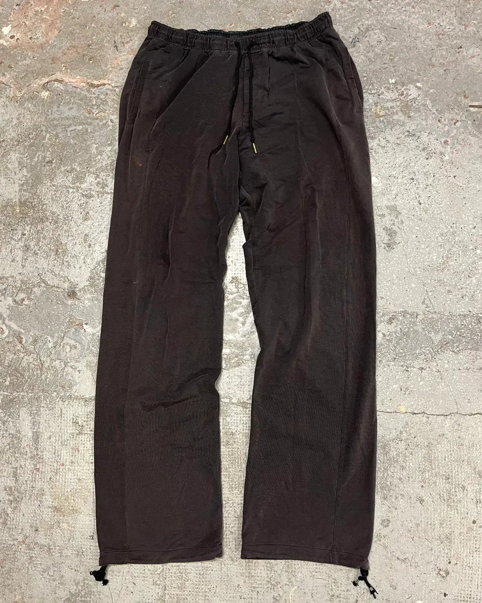 SS2006 Yohji Yamamoto Y-3 Adidas Faded Black Sweatpant (L/XL) LTGeuyl 0