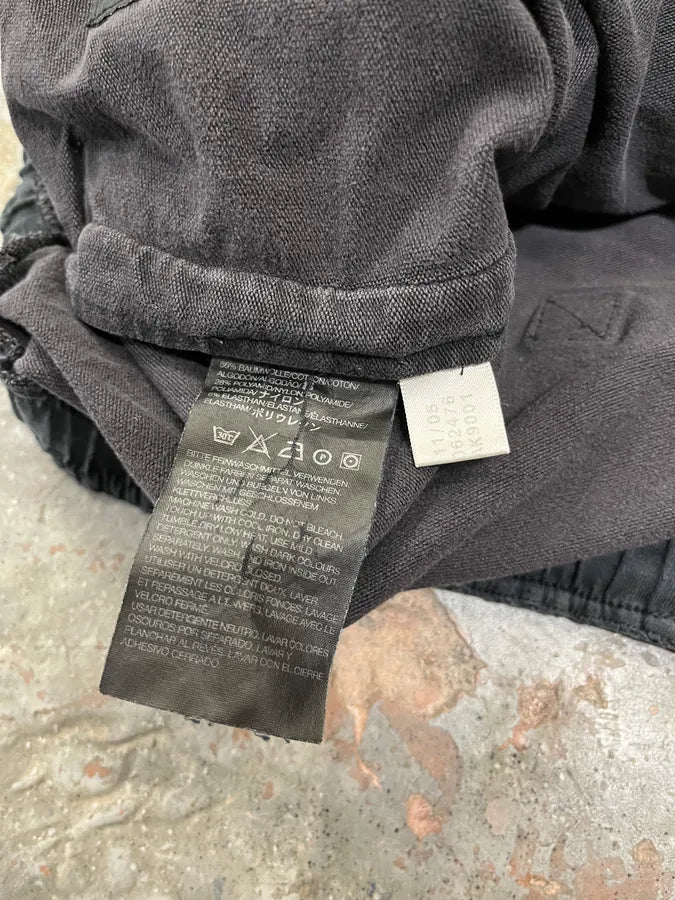 SS2006 Yohji Yamamoto Y-3 Adidas Faded Black Sweatpant (L/XL) LTGeuyl 8