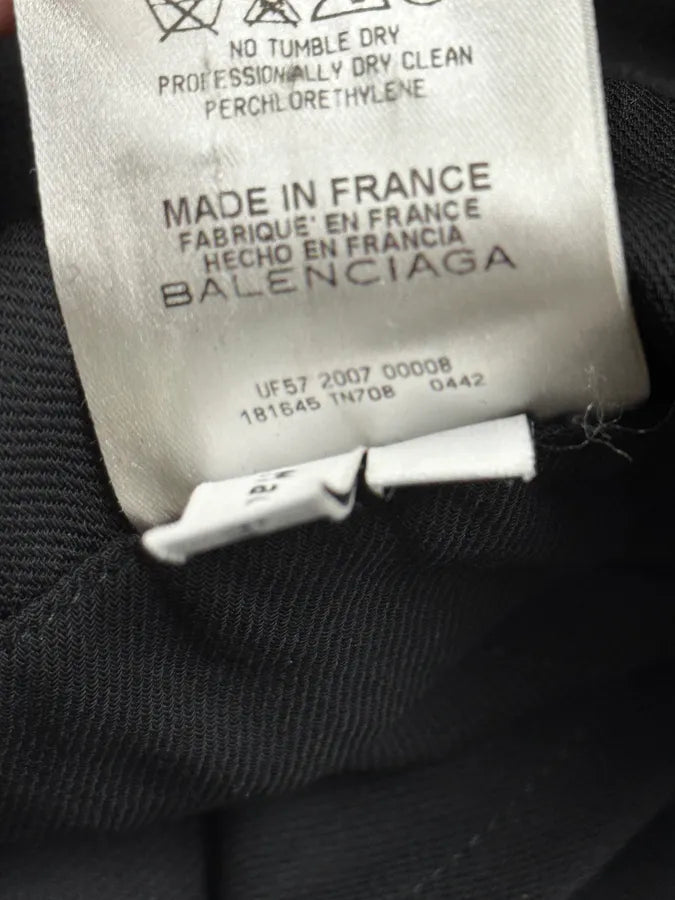 SS2007 Balenciaga Black Marinière Belt Classy Pants By Nicolas Ghesquière  OClwKDt 11