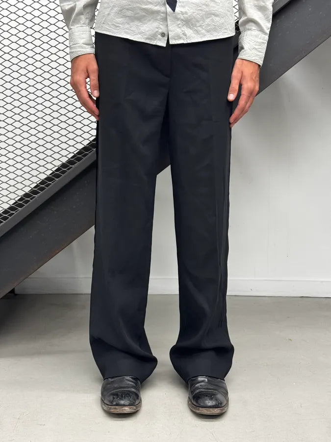 SS2007 Balenciaga Black Marinière Belt Classy Pants By Nicolas Ghesquière  OClwKDt 0