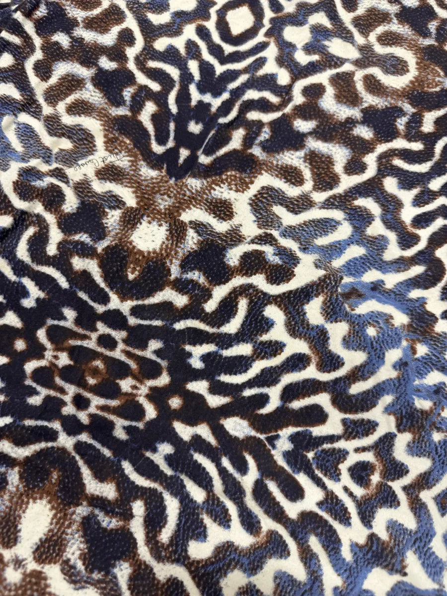 SS2007 Cavalli Hallucination Blue & Brown Pixel T-Shirt dZKzMhP 3