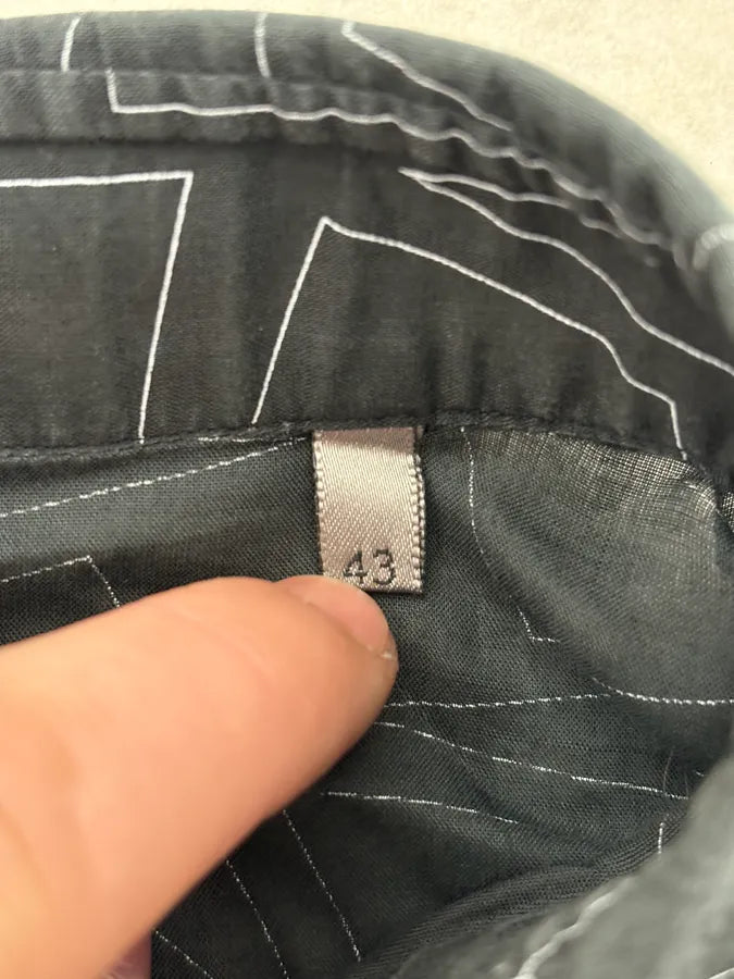 SS2007 Dior Black Stars Shirt qHbHLQd 8