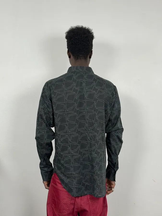 SS2007 Dior Black Stars Shirt qHbHLQd 2