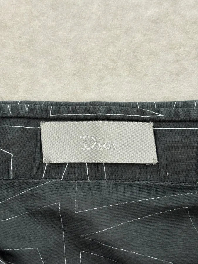 SS2007 Dior Black Stars Shirt qHbHLQd 7