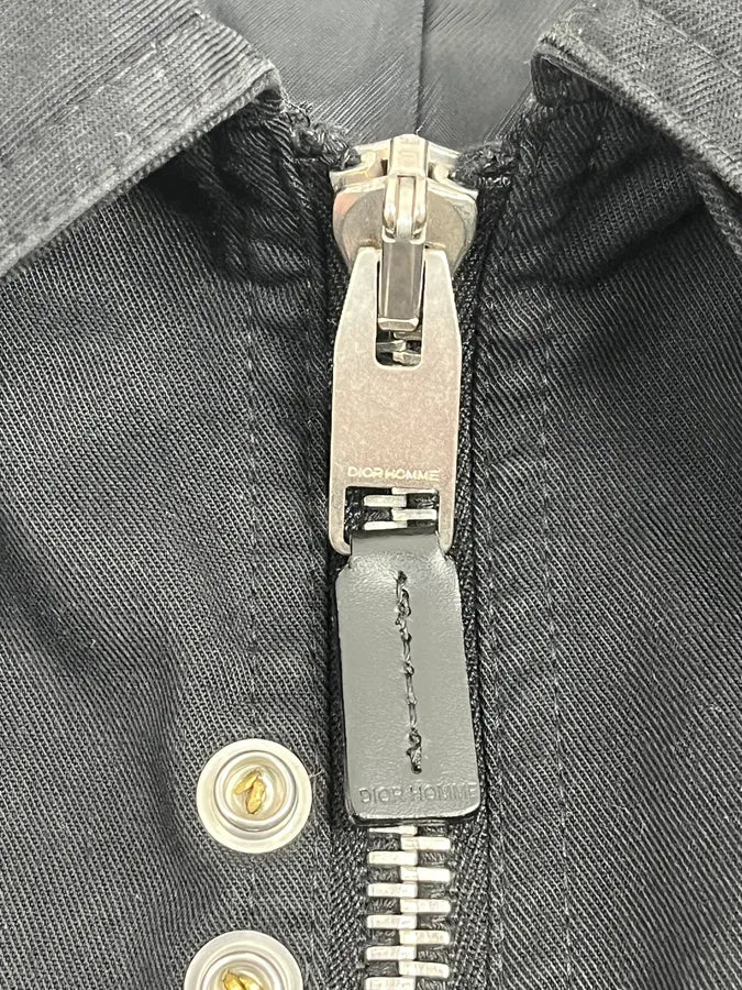 SS2007 Dior Homme Black Snap Panel Cargo Jacket by Hedi Slimane YQGzmQi 7