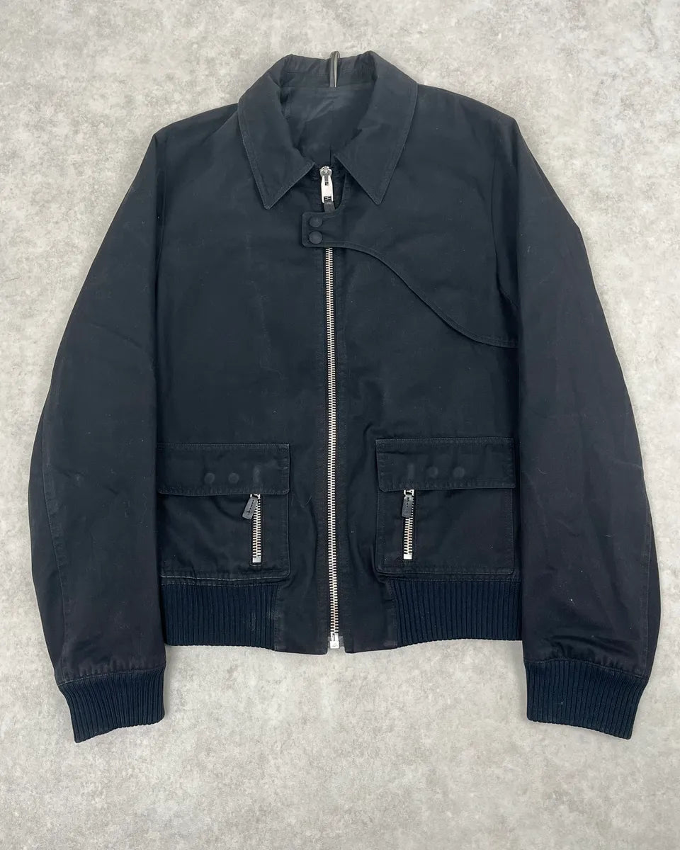 SS2007 Dior Homme Black Snap Panel Cargo Jacket by Hedi Slimane YQGzmQi 0