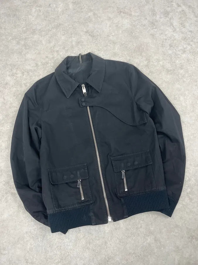 SS2007 Dior Homme Black Snap Panel Cargo Jacket by Hedi Slimane YQGzmQi 3