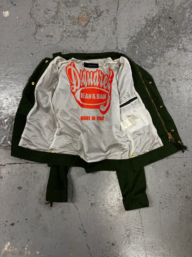SS2007 Dsquared2 Green Cargo Utility Jacket WcDmxDz 5