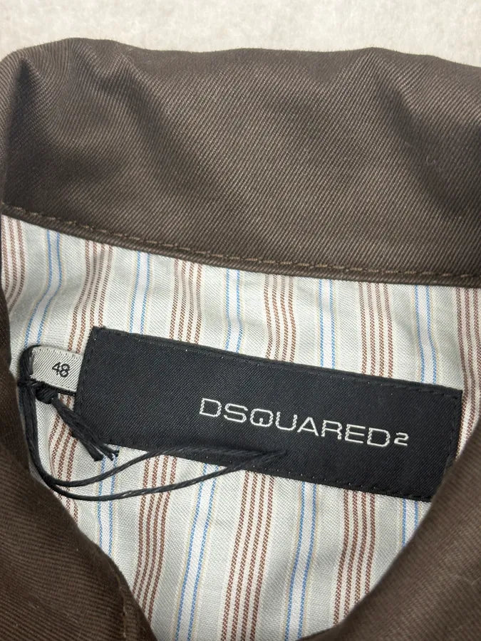 SS2007 Dsquared2 Military Khaki Buttoned Jacket xqCuKRr 6