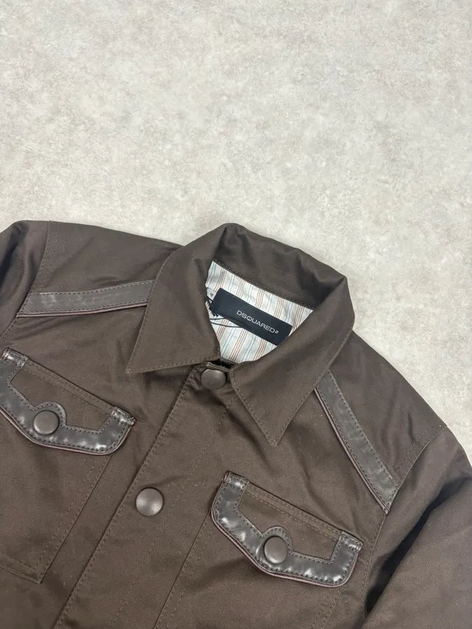 SS2007 Dsquared2 Military Khaki Buttoned Jacket xqCuKRr 3