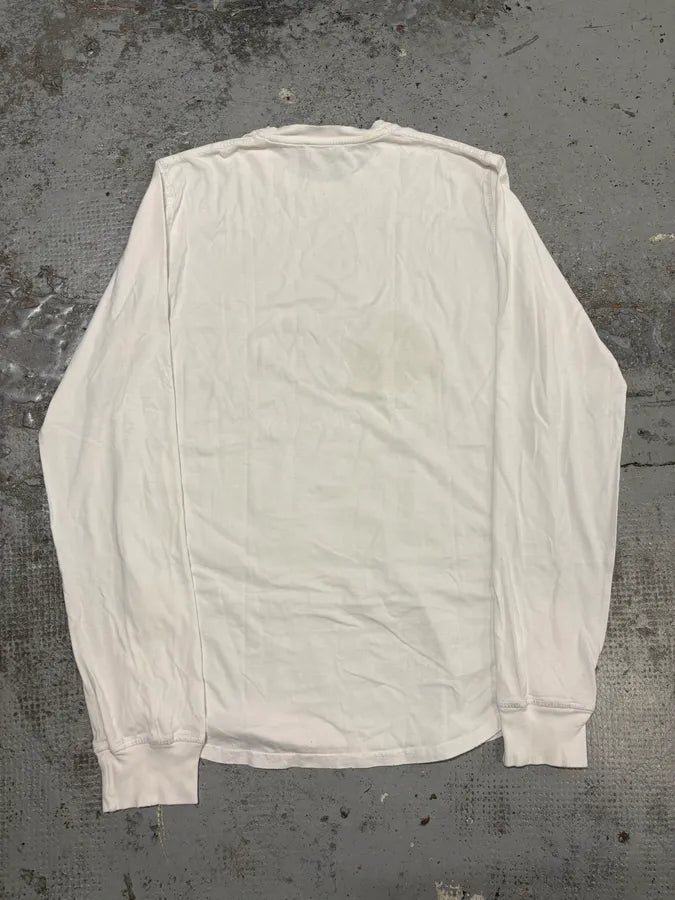AW2007 Dsquared2 White Dobberman Dog Longsleeves T-Shirt sZdTEtm 6