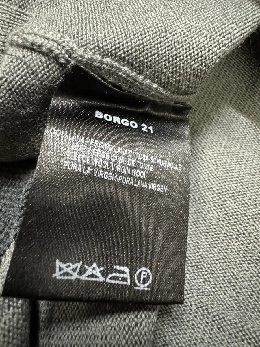 SS2007 Giorgio Armani Green Torsadé Wool Contemporary Runway Sweater FpVflwk 3
