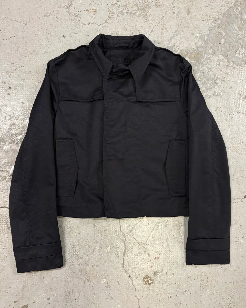 SS2007 Givenchy Navy Contemporary Minimalist Naval Jacket (S) PAnnxiF 0