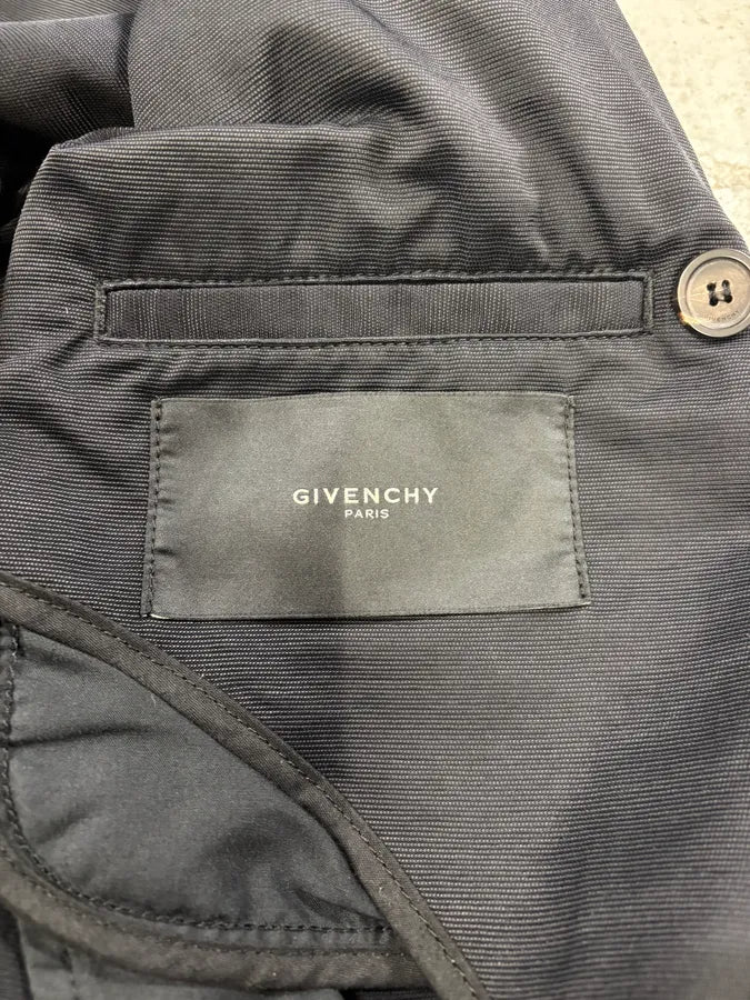 SS2007 Givenchy Navy Contemporary Minimalist Naval Jacket (S) PAnnxiF 8