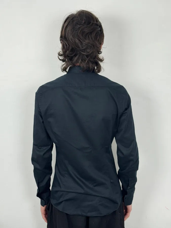SS2007 Gucci Black Knight Embroidered Shirt by Frida Giannini WNOvTLU 2