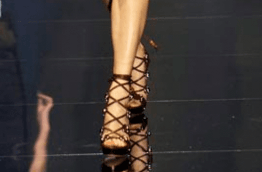 SS2007 Gucci Brown Leather Spartiats Lace-Up Wood Heel Sandals by Frida Giannini dmXvjjt 3
