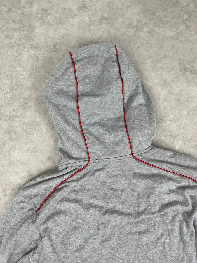 SS2007 Gucci Grey Striped Hooded Sweater nhTjySB 5