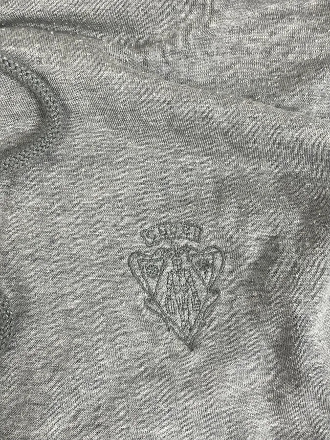 SS2007 Gucci Grey Striped Hooded Sweater nhTjySB 8