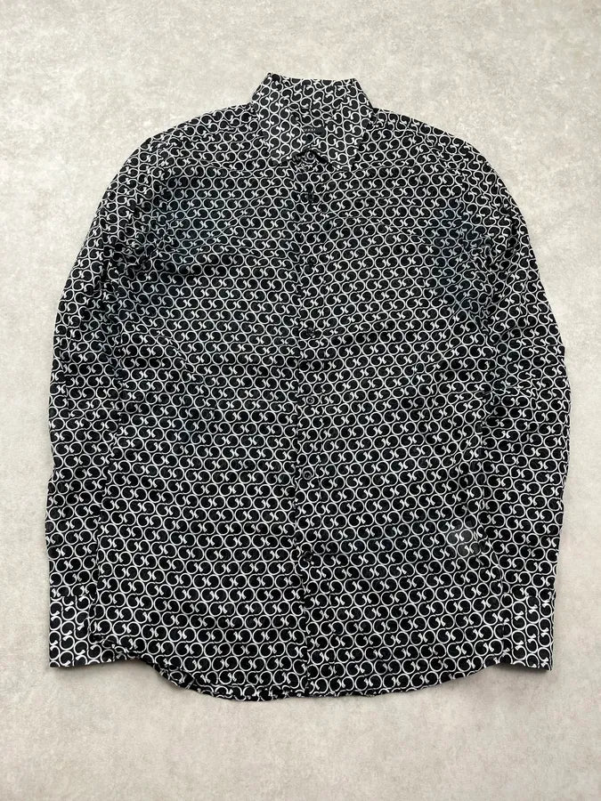 SS2007 Gucci Spiral Black & White Shirt by Frida Giannini ieNHcKP 0