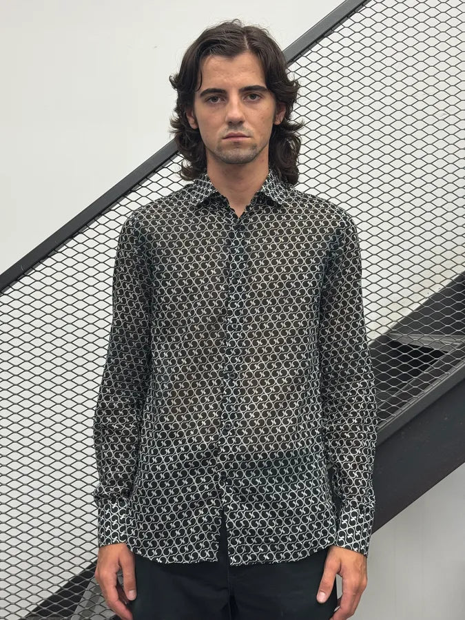 SS2007 Gucci Spiral Black & White Shirt by Frida Giannini ieNHcKP 1