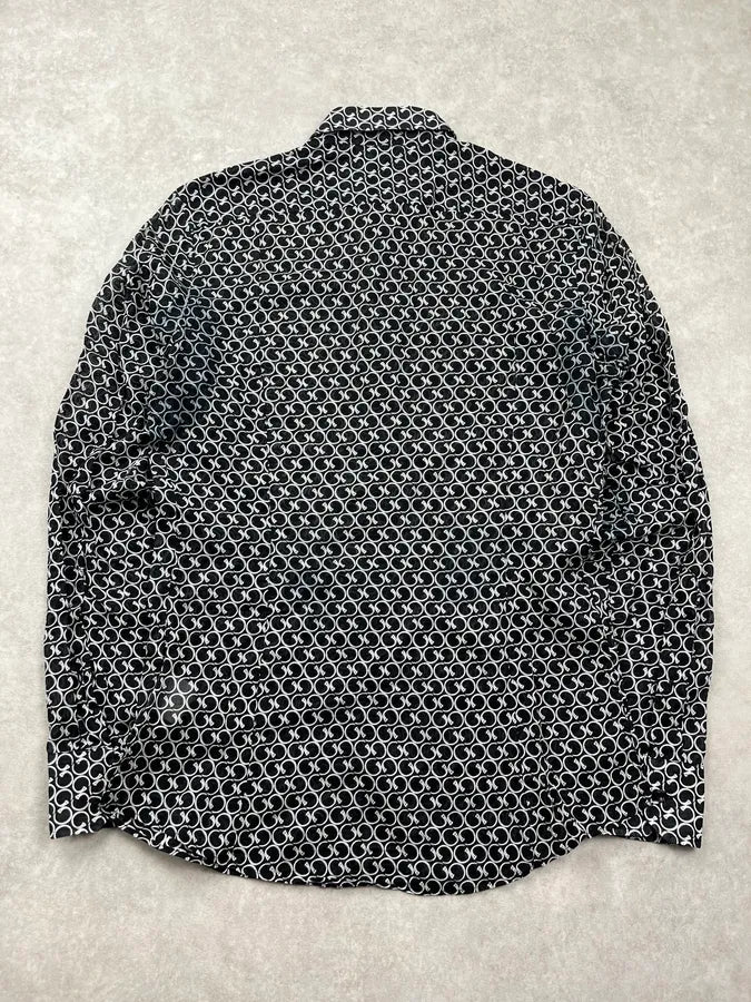 SS2007 Gucci Spiral Black & White Shirt by Frida Giannini ieNHcKP 5
