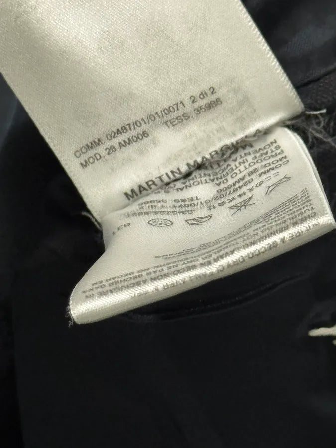 SS2007 Maison Margiela 5-Zip Biker Black Cotton Jacket VNaeqMt 5