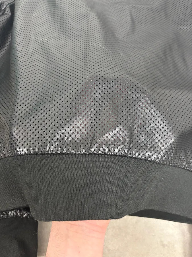 SS2007 Maison Martin Margiela Black Perforated Leather Jacket tJmgjvG 9