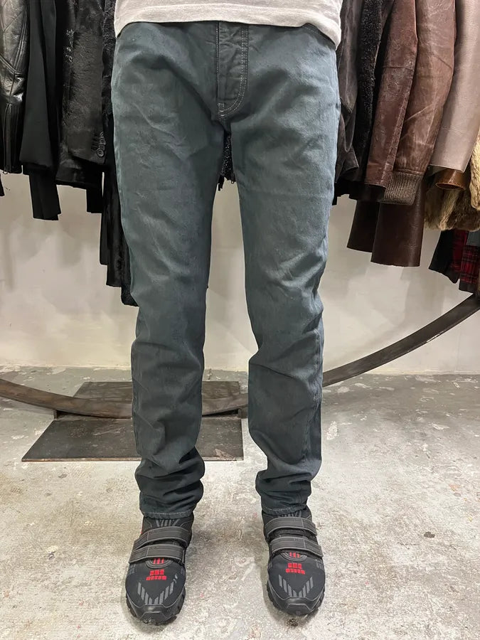SS2007 Maison Martin Margiela Dark Green Slim Jeans (S/M) aQrRNPa 2