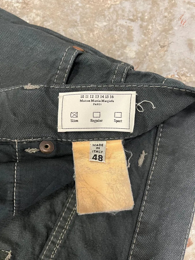 SS2007 Maison Martin Margiela Dark Green Slim Jeans (S/M) aQrRNPa 8