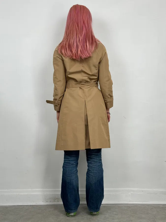 SS2007 Prada Beige Trench Coat Jacket FMkZjgQ 1