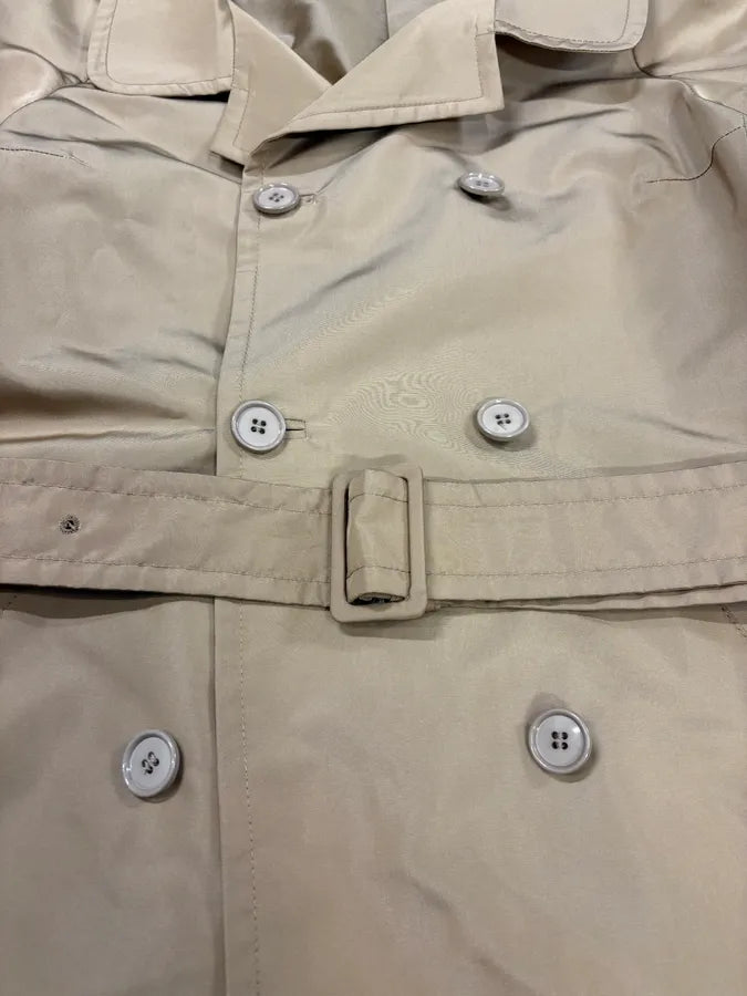 SS2007 Prada Beige Trench Coat Jacket FMkZjgQ 5